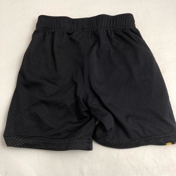 Abercrombie black and yellow drawstring athletic shorts - Picture 4 of 5